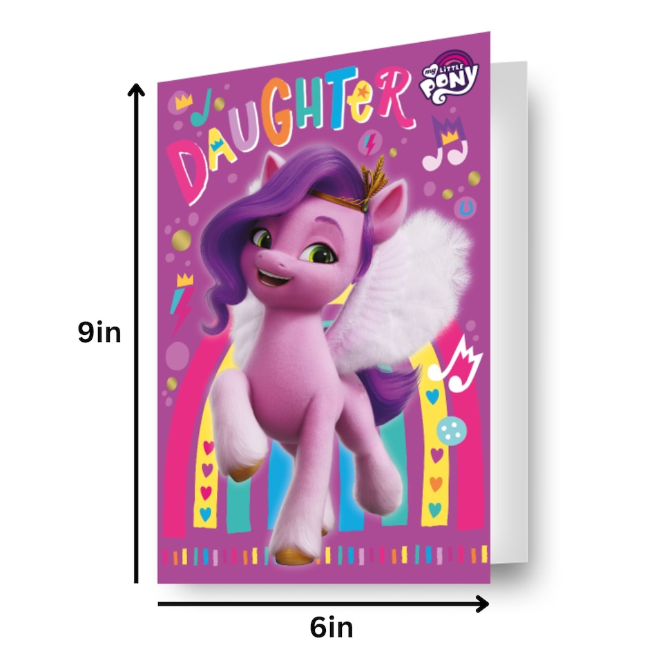 image 1 of My Little Pony Daughter Birthday Card
