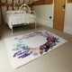 image 3 of Beautiful Reath (Rug) Purple | Large: 140x200cm