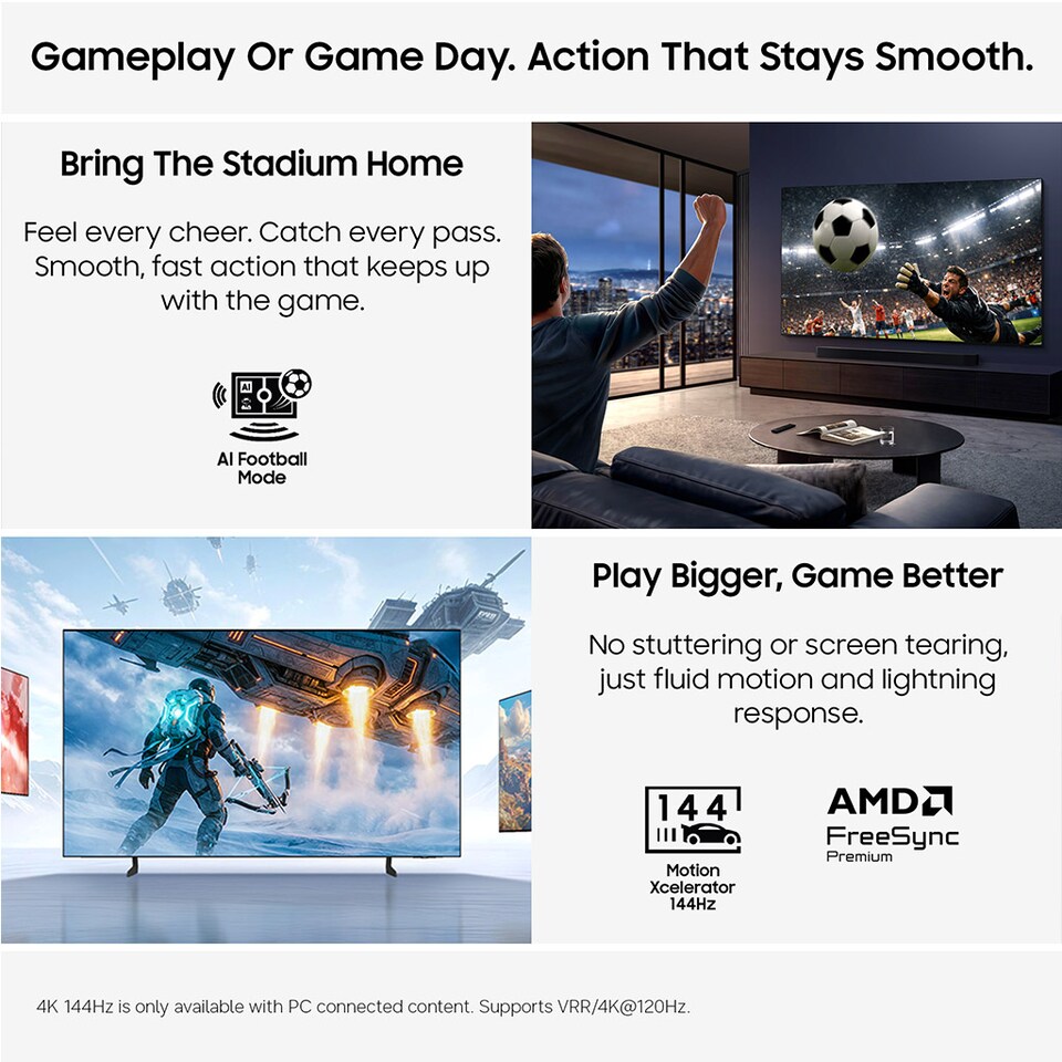 image 1 of SAMSUNG MRE75R85H 75" 4K Micro RGB Vision AI Smart TV