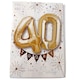 image 1 of Sensations 40 Today Foil Balloon - Gold - One Size