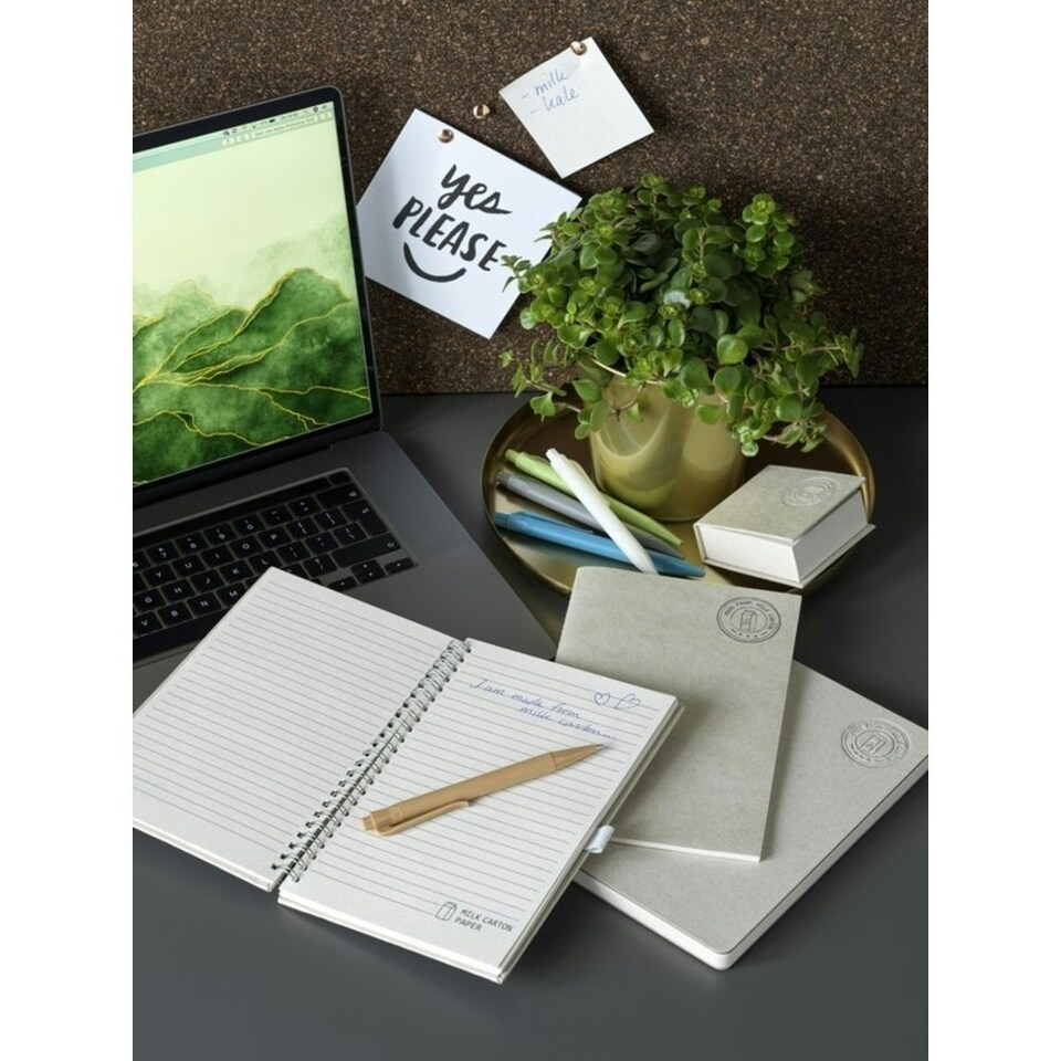 image 1 of Bullet Dairy Dream Spineless A5 Notebook - Off White - One Size