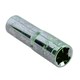 image 2 of 14mm 1/2in Drive Double Deep Long Reach Metric Socket 12 Point Sided Bi-hex