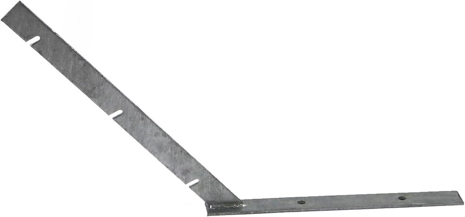 image 1 of Actiaspet Heavy Duty Galvanized Razor Wire Bracket, 45-Degree Mount, 5-Pack