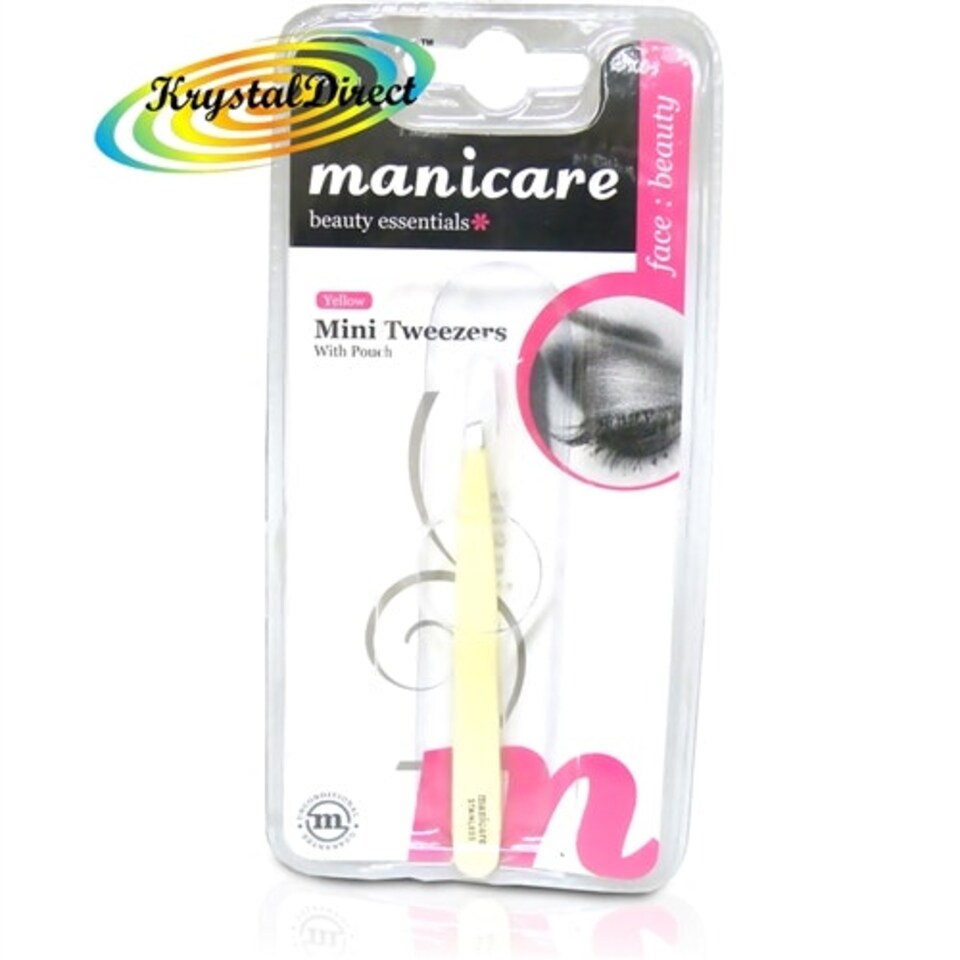 Manicare Mini Tweezer - Yellow (Pastel)