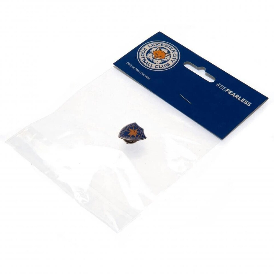 image 1 of Leicester City FC Retro Badge - Blue/Gold - One Size