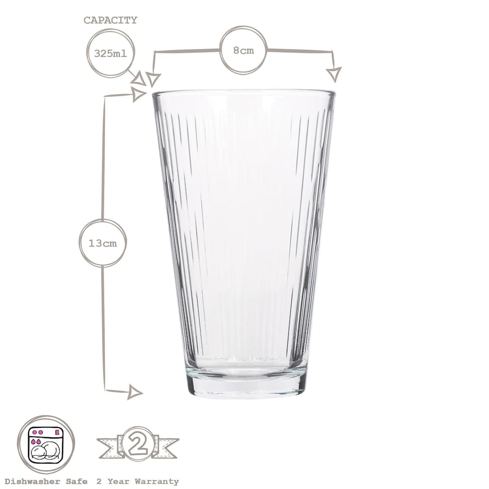 image 1 of LAV Nora Highball Glasses - 325ml - Pack of 6