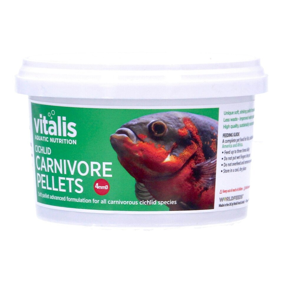 image 1 of Vitalis Cichlid Carnivore Pellets - 4mm Pellets N/A