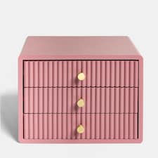 OHS Ribbed Desktop Drawers Organiser Cabinet Storage