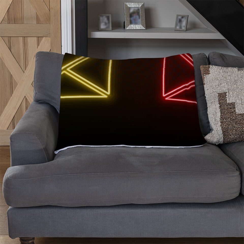 image 1 of Neon Email Set Blanket | Multi