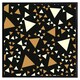 image 1 of Triangles on black (Picture Frame) Black | L