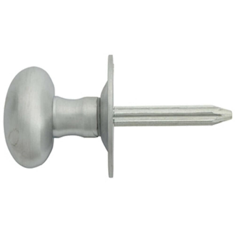 Loops Oval Rack Bolt Thumbturn Lock Steel Spline Spindle 36mm Rose Satin Chrome in Metallics