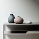 image 3 of Blomus Nona Set of 3 Porcelain Vases - Bark, Micro Chip