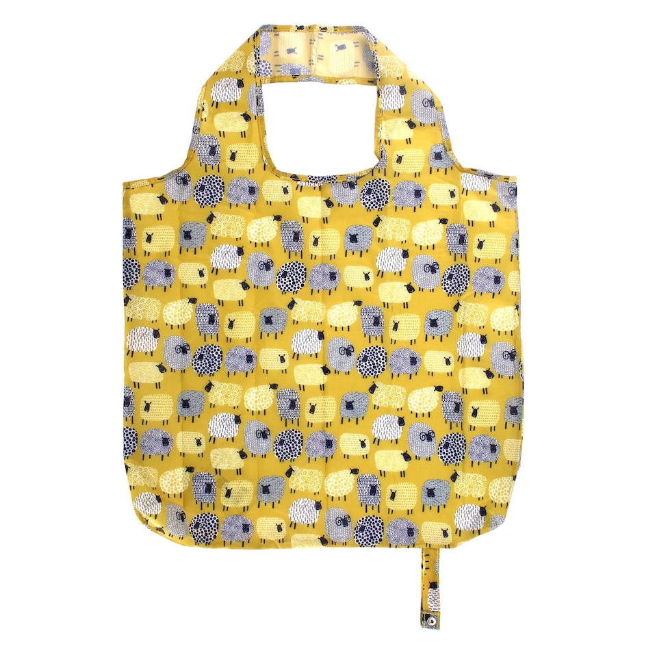 image 1 of Ulster Weavers Dotty Sheep Packable Bag Yellow