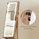 image 7 of HOMCOM Mirrored Jewellery Cabinet W/ LED Light Lockable Jewellery Rustic Brown Brown | One Size