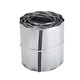 image 1 of Pack of 3 x 5m Galvanised Wavy Lawn Edging Rolls in Silver Silver