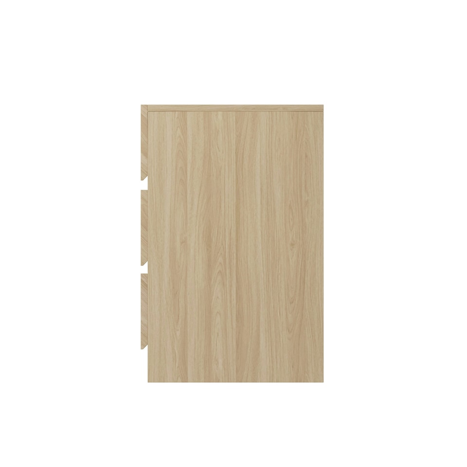 image 1 of GFW Catania Pair of 3 Drawer Bedside Tables - Euro Oak