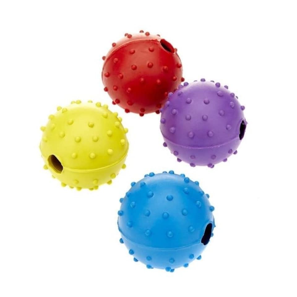 Classic Rubber Pimple Ball With Bell 40mm (Pack of 12)