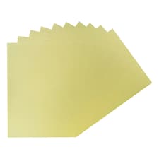 Pack of 100 A4 Coloured Paper 75gsm Sheets | Yellow | Pastel Yellow | A4 | 1