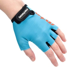 Meteor Kids Bike Gloves – Breathable, Non-Slip, Padded for Comfort & Safety Blue | One Blue | JR M