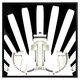 image 2 of Art deco skyscraper in black & white (Picture Frame) Grey | L
