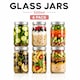 image 1 of Mason Airtight Glass Preserving Jars with Lids, 490ml | Clear | Clear | 500ml - 6 Pack | 6
