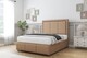 image 2 of Sloomy Lancaster Latte Dumfries Divan Bed With Mattress 2 Drawers Left Side With 26" Strutted Headboard & 12" Matching Footboard 6' Super King | Brown | Latte | Super King | 1