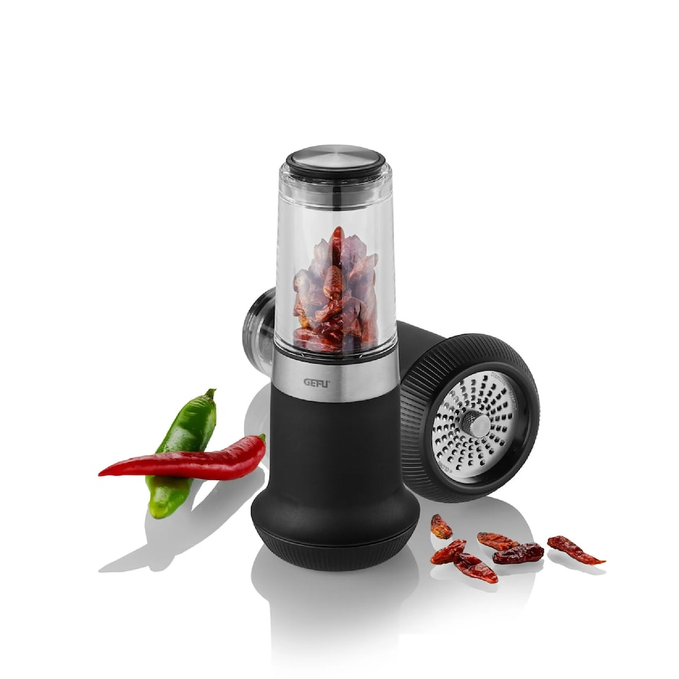 image 1 of GEFU X-Plosion Precision Chilli Grinder Silver