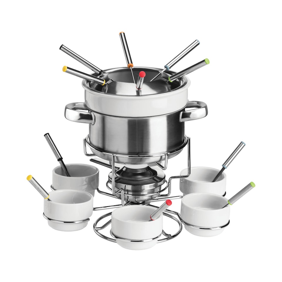 image 1 of Freya Stainless Steel Fondue Set