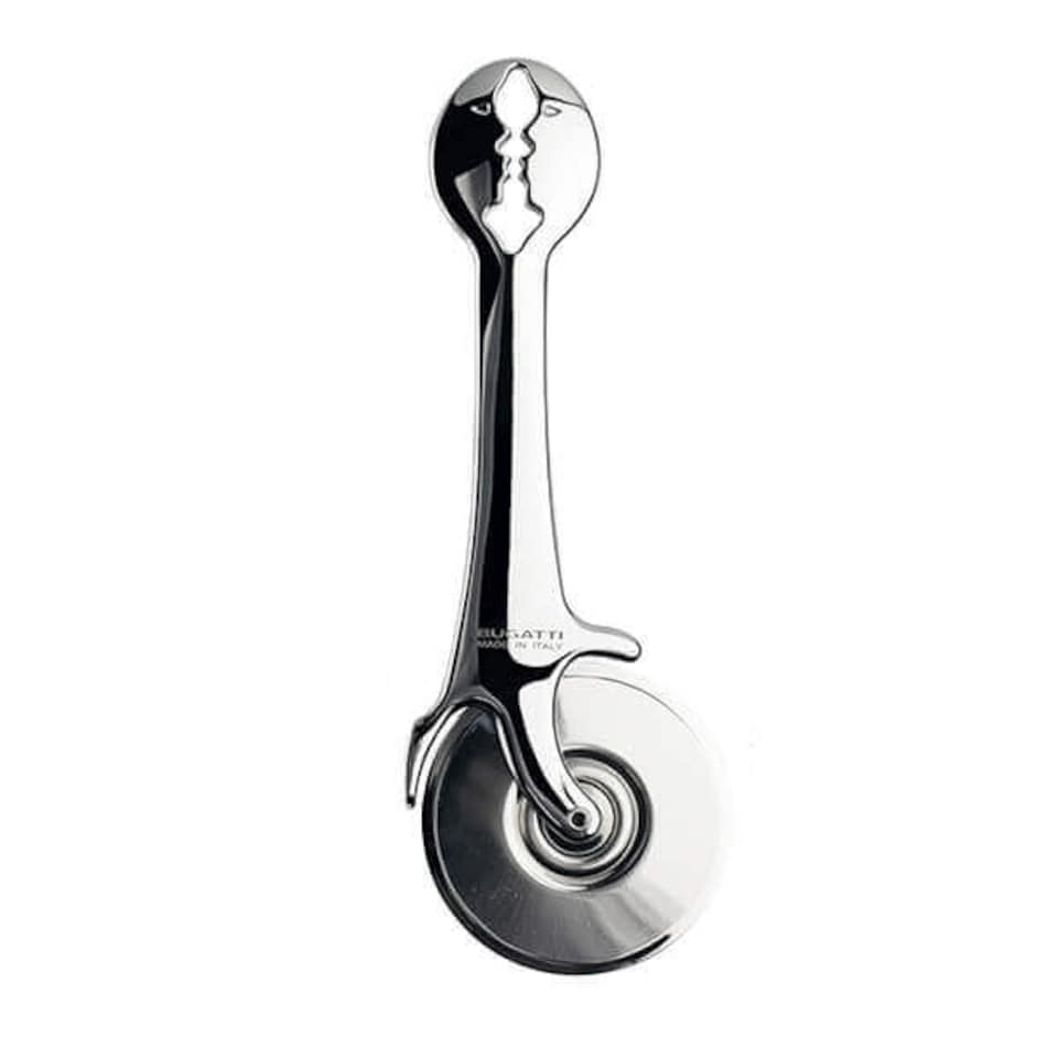 image 1 of Bugatti Kiss Pizza Cutter Chrome