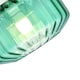 image 3 of Modern Emerald Green Ribbed Glass Non Electric Pendant Shade with Flat Style | Green