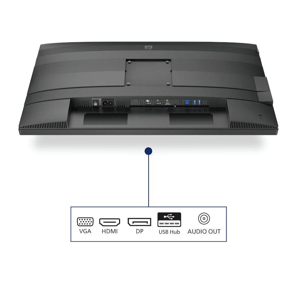 image 1 of Philips 27B2G5200 27-Inch IPS FHD 100Hz Height adjustable Energy Efficient Monitor