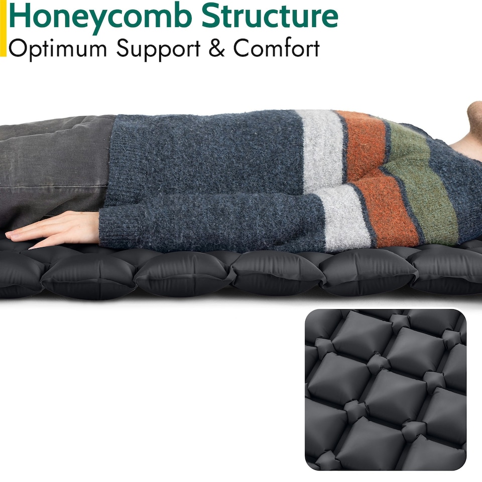 image 1 of Ultra Light Sleeping Mat with Pillow