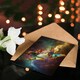image 4 of Universe String Theory Cosmic Butterflies Dance Birthday Greeting Card