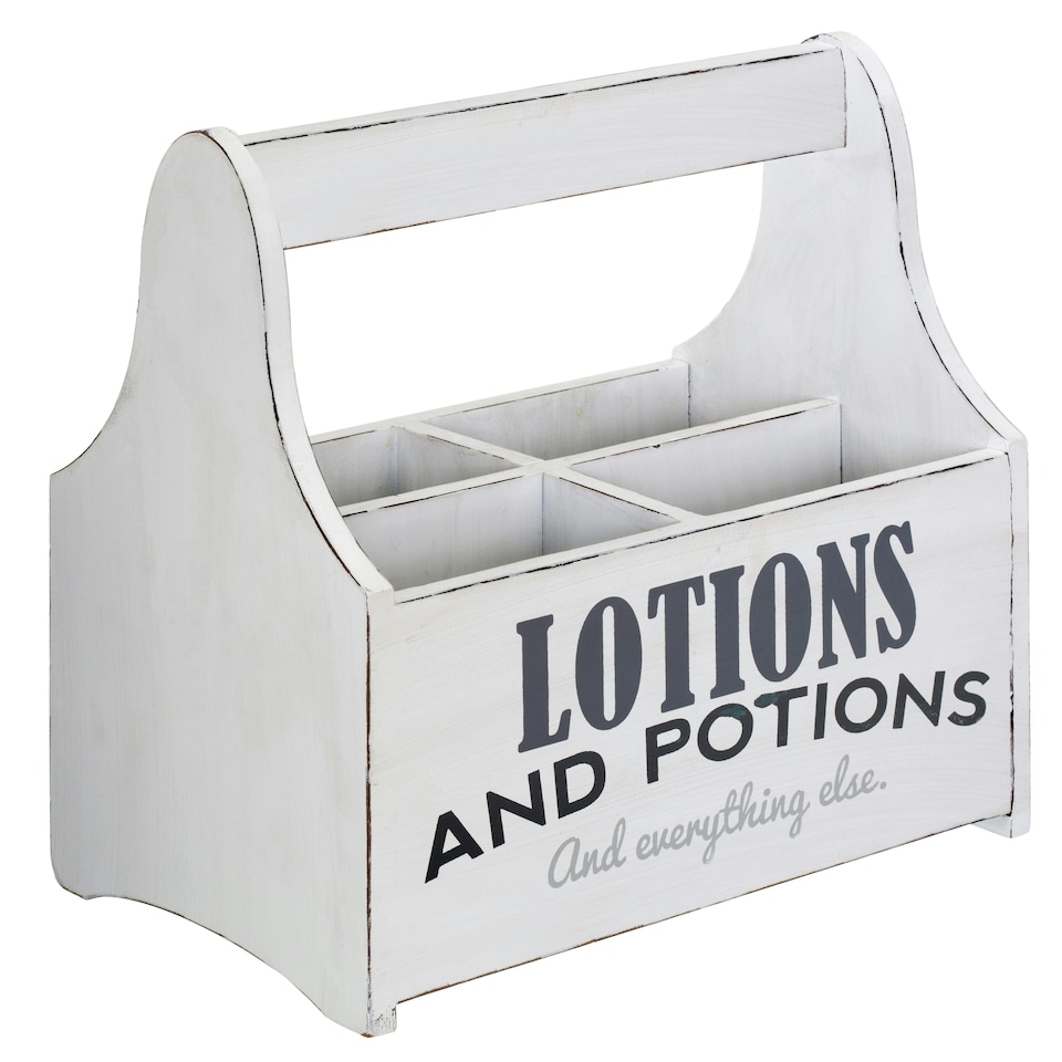 image 1 of Spa Storage Caddy White