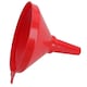 image 5 of 8" Wide Plastic Fuel Funnel With Fixed Spout Suitable Petrol Diesel Water Oil