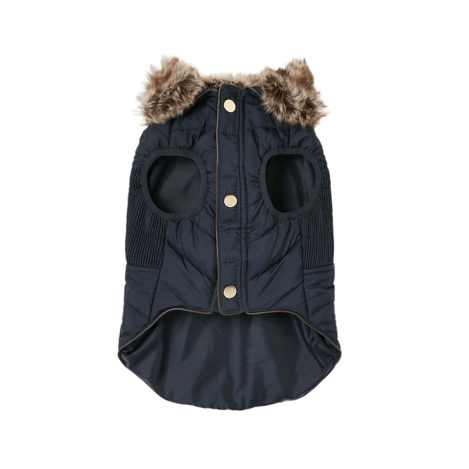 image 1 of Joules Cherington Dog Coat - Black - L