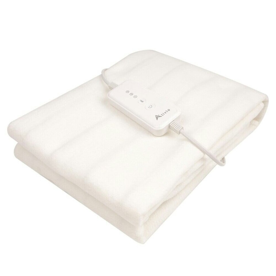 image 1 of Alivio Electric Blanket Single Underblanket Fully Fitted Sheet Overheat Protection Warm