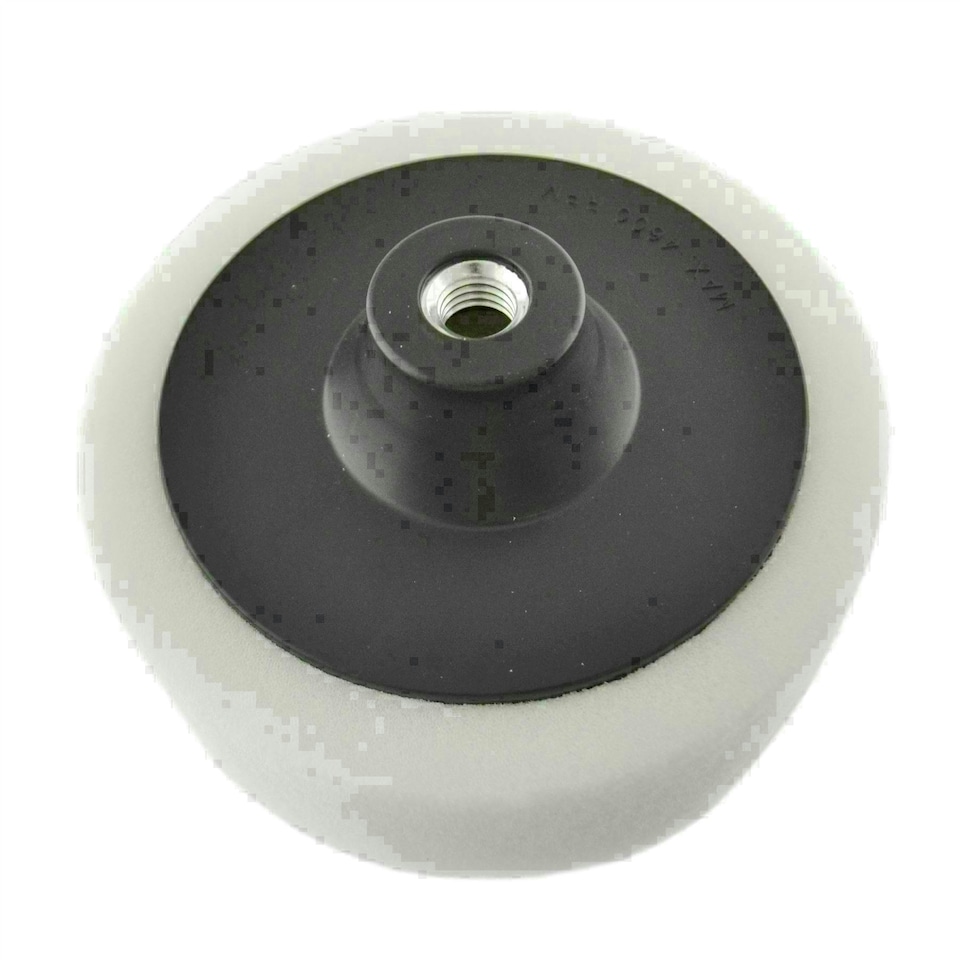 image 1 of Polishing Mop Sponge Buffing 150mm M14 Thread Hard Wheel Polisher Cleaning