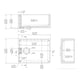 image 7 of Balterley Fireclay Single Bowl Belfast Kitchen Sink with Overflow, No Tap Hole | White | White | 1