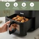 image 2 of Digital Hot Air Fryer XL, 5L Large Capacity Oil Free Cooker with Viewing Window, 8 Cooking Presets, 60 Minute Timer and Touch Screen Control - Black