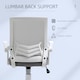 image 5 of Vinsetto Mesh Swivel Office Chair Task Computer Chair w/ Lumbar Support, Grey