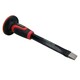 image 2 of Soft Grip Guarded Handled Cold Chisel 300mm x 25mm for Masonry Bricks Blocks