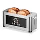 image 1 of 4 Slice Digital Touchscreen Toaster 1400W Stainless Steel