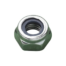 Metalmate Type T Nylon Insert Nuts, Zinc Plated - Zinc Plated - M10
