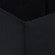 image 8 of OHS 2 Pack Folding Storage Cubes Soft Matte Velvet Collapsible Home Modern Storage Organiser Space Saving Square Ottoman Boxes Black