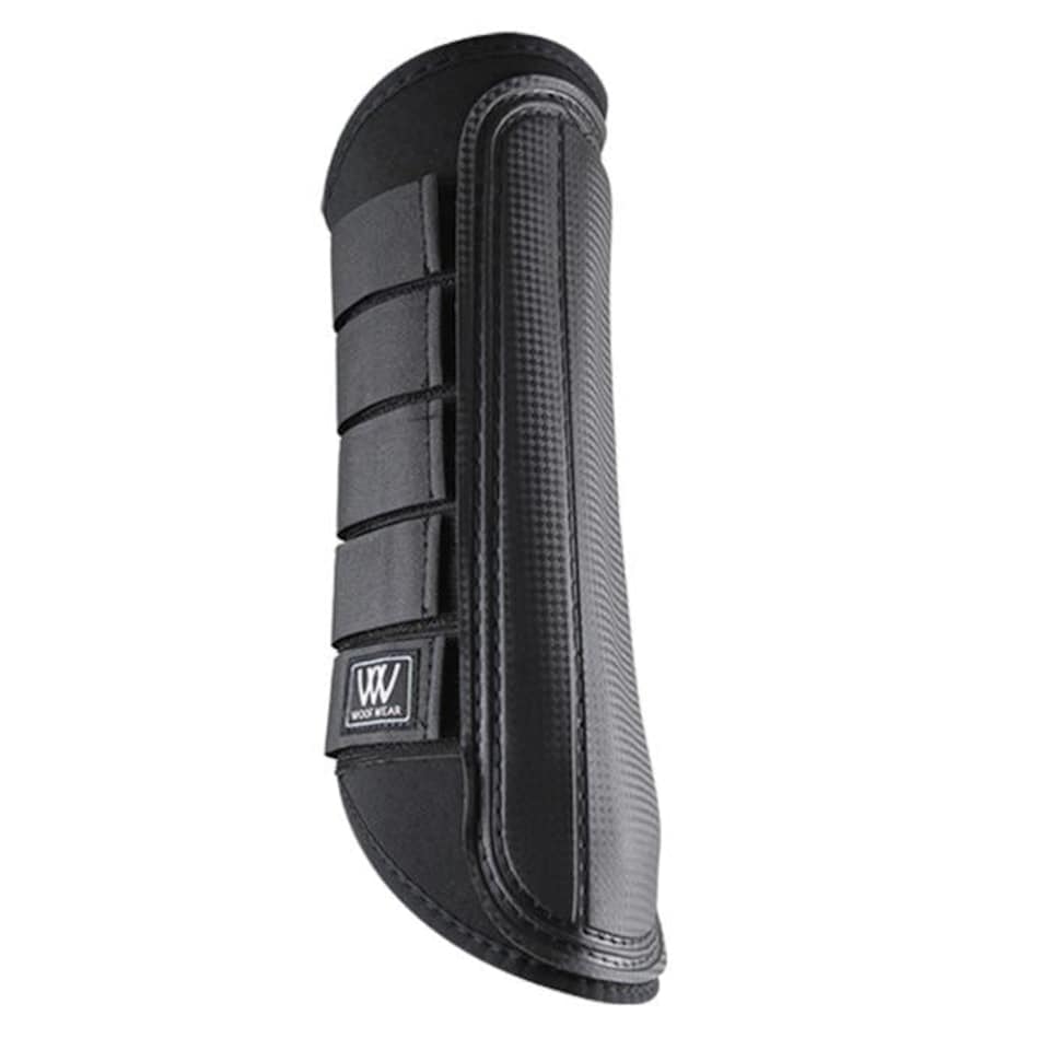 image 1 of Woof Wear Single Lock Brushing Boot Black | Black/Red | Large
