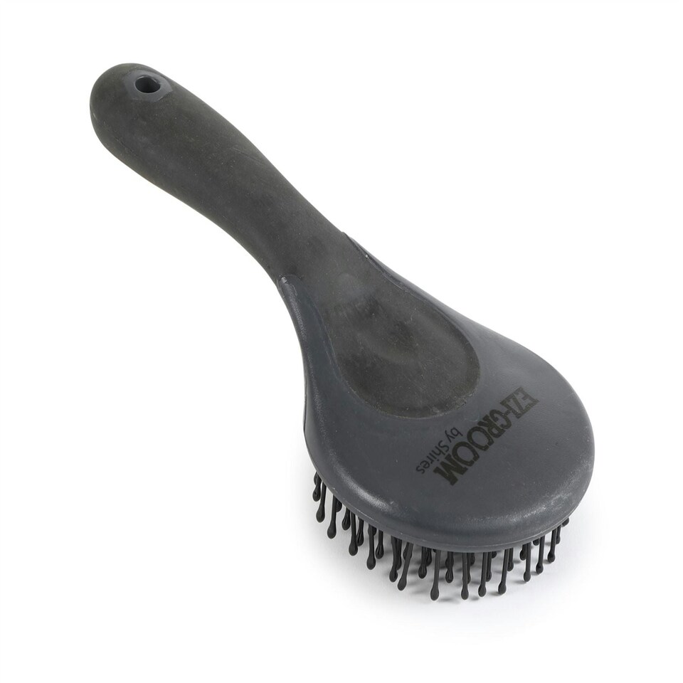 image 1 of Shires Ezi-Groom Grip Mane & Tail Brush Green | One Size
