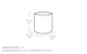 image 7 of Keter Cylinder Planter Set of 3 - Grey