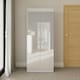 image 2 of FWStyle Chilton 2 Door Wardrobe - White Gloss Front White