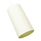 image 4 of Contemporary and Stylish Soft Cream Linen Fabric Tall Cylindrical 25cm Lampshade | Cream | Cream | 1